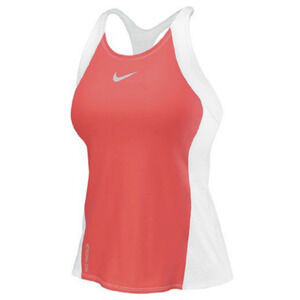 Nike 706288 Womens Triathlon Tri Top Shirt Tank White Coral - Size XS - $82